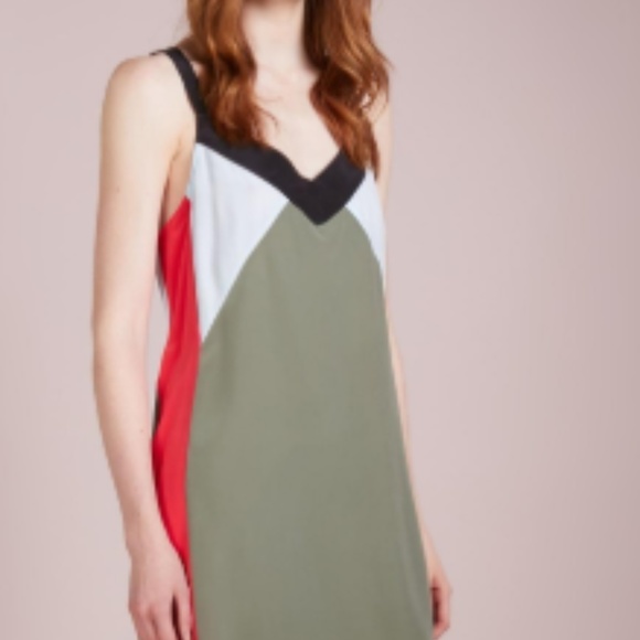 Equipment ROBBI SLIP DRESS - Day dress - olive - Picture 1 of 7